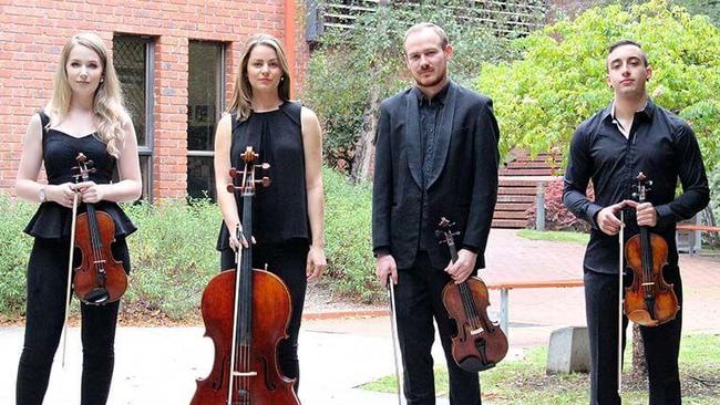 Curve Quartet: Arna Morton, Lauren Jennings, Michael Webb, Daniel Tagiev. Picture: Supplied.