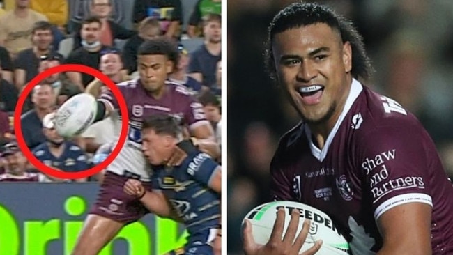 The Sea Eagles scored one of the tries of the year on Saturday. Image: Getty/Fox Sports