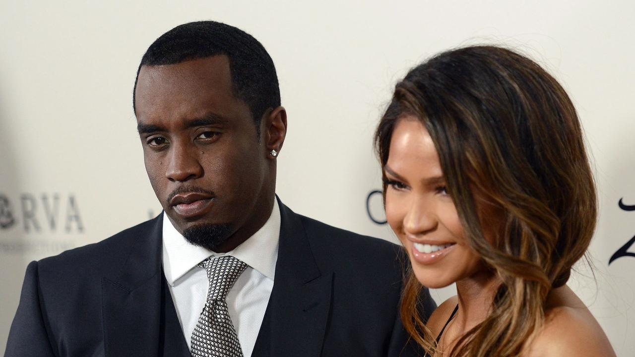 Diddy with former girlfriend turned accuser, Cassie Ventura. Picture: AFP