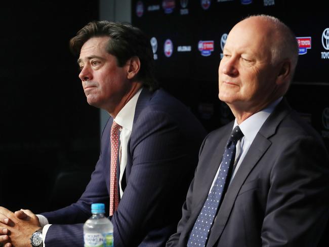 Footy’s current issues don’t just lie at the feet of the current administration. Picture: David Crosling