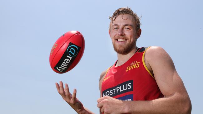 Hugh Greenwood made a strong impression in his first match for Gold Coast. Picture: Glenn Hampson