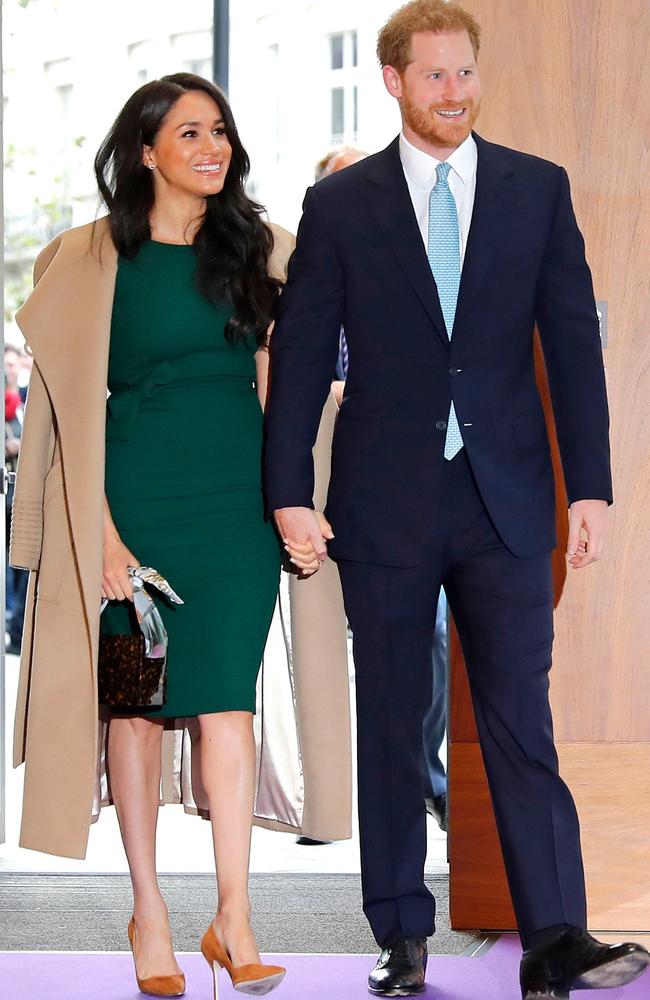 It was all smiles on the surface, and much darker behind closed doors, for Meghan and Prince Harry, seen here in London in 2019. Picture: AFP