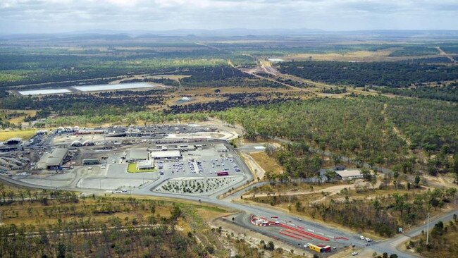 An aerial image of Anglo American's Grosvenor Mine. Picture: Daryl Wright