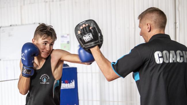 Toowoomba boxer Christian Brady. Photo: Nev Madsen