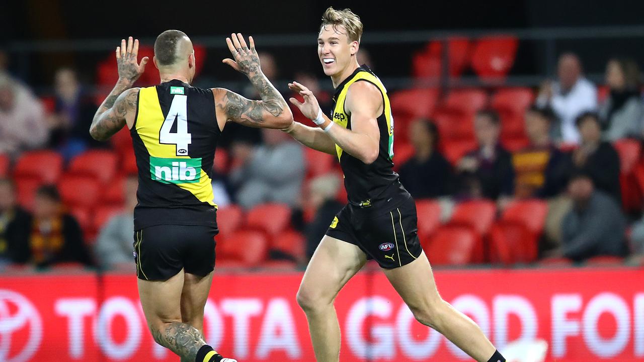 Richmond is expected to defeat Port Adelaide. Photo: Jono Searle/AFL Photos/via Getty Images.