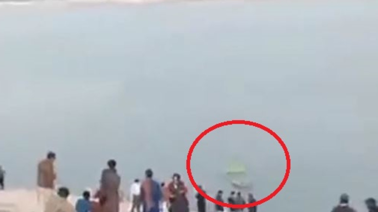 The children were killed when their boat capsized. Picture: Ghulam Abbas Shah/Twitter