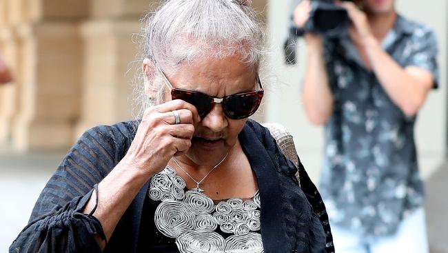 Donna Rigney, the mother of murder victim Yvette Wilson-Rigney outside of court. Picture: Dylan Coker