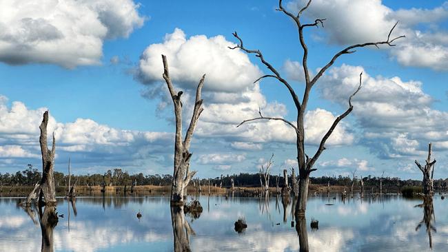 Lake Mulwala at Yarrawonga Victoria.