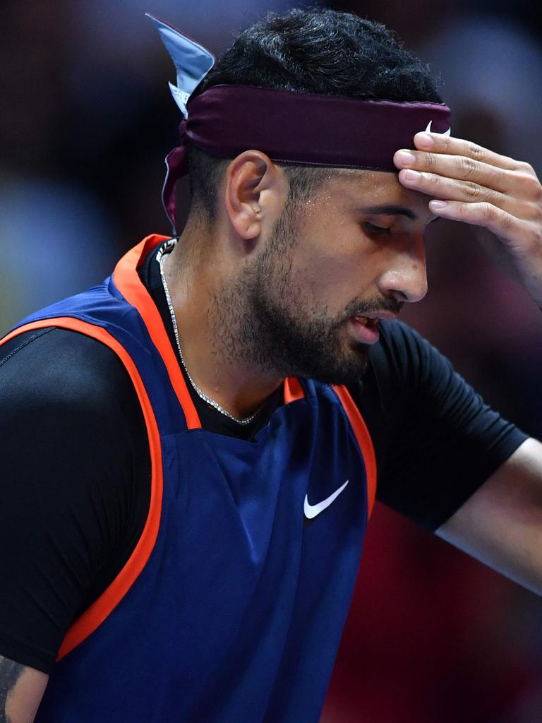 Kyrgios left teammates blindsided. Picture: AFP