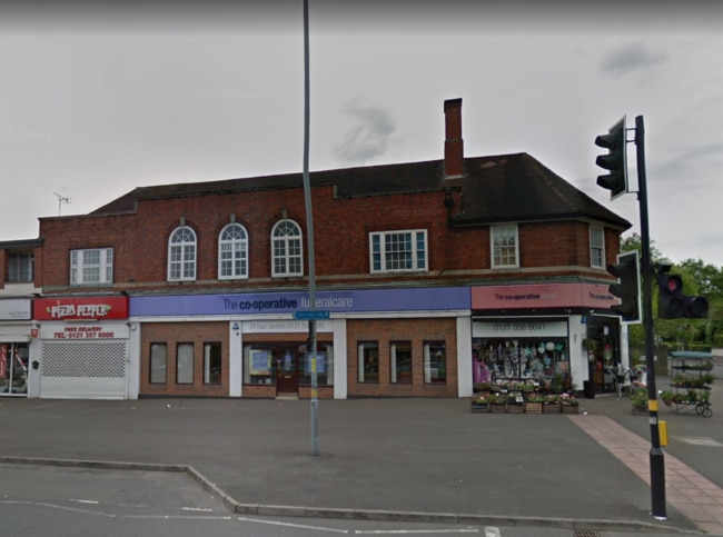 Central England Co-Operative undertakers in Walsall Road, Great Barr, Birmingham. Picture: Google Maps