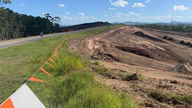 Gympie Bypass looking along Penny Road ridge, taken Australia Day 2021.