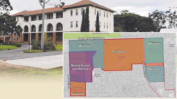 The draft plan for the Gilles Pains-Oakden redevelopment. Picture: Renewal SA