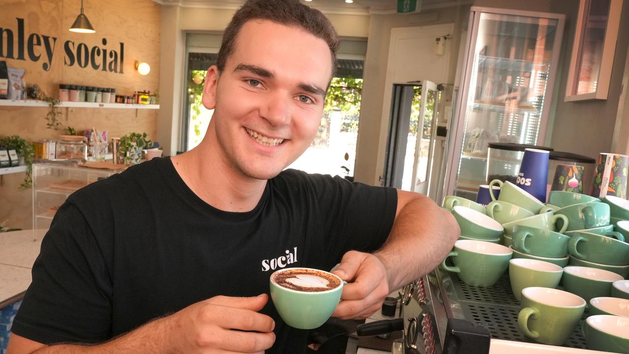 Nick Young, owner of Unley Social, which has implemented a coffee subscription scheme. Picture: Dean Martin