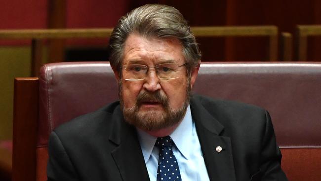 Senator Derryn Hinch in Canberra.