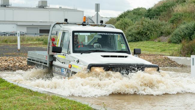 Toyota and BHP are trialling an electric LandCruiser ute.