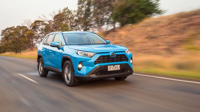 The Toyota RAV4 Hybrid, the 2019 News Corp Car of the Year. Picture: Thomas Wielecki.