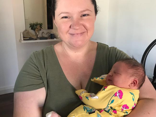 Libby Keith from Parkes had to go to Orange to give birth to Daisy last month in a midnight dash, she almost gave birth on the roadside.