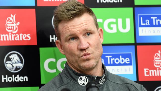 Nathan Buckley: “I think it will be a blight on the game.” Pic: AAP