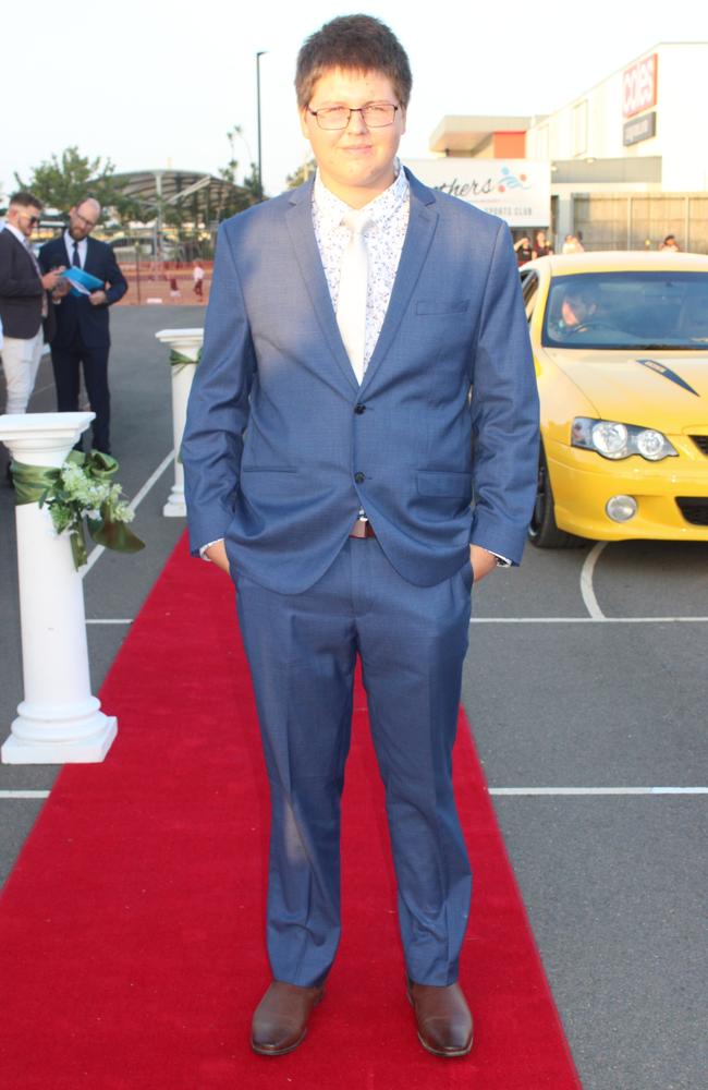 Christian McLellan at the 2023 Bundaberg North State High School Prom.