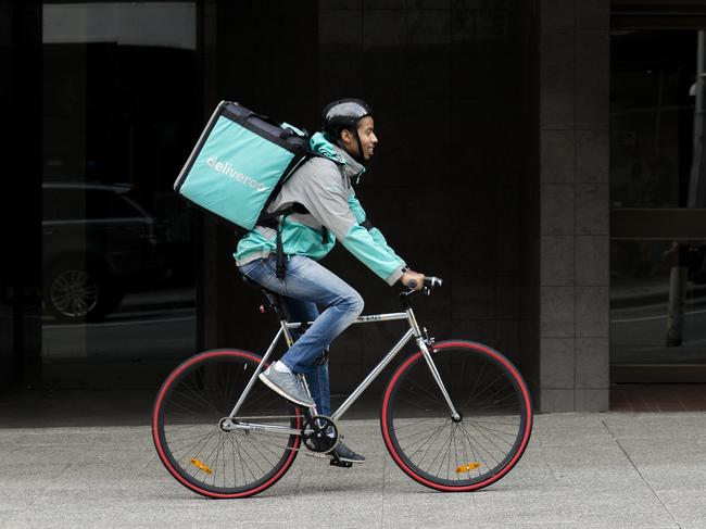 Deliveroo rider could find themselves responding to incidents at partner restaurants, or on the road. Picture: Supplied