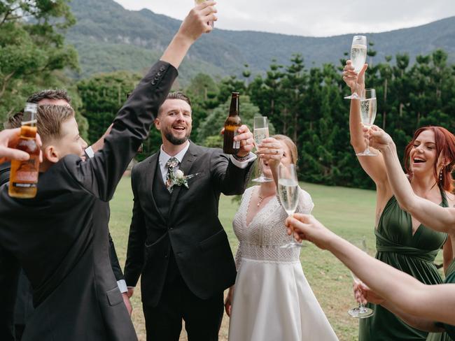 The wedding of Sara Rosentreter and Justin Nichols. Pictures: Sam Wyper Photography