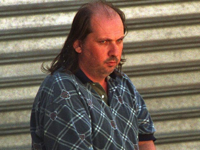 SA man Barry John Simper alleged murderer of Paringa Motel hotel manager Michael Eldridge who was stabbed to death in the hotel in Gilbert Place off Hindley Street 17 Apr 2003. court murder suspect