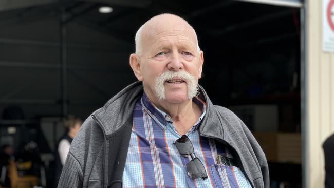 Bill Dobell, pictured at the Ballarat East Community Men's Shed, was a forward scout in Vietnam.