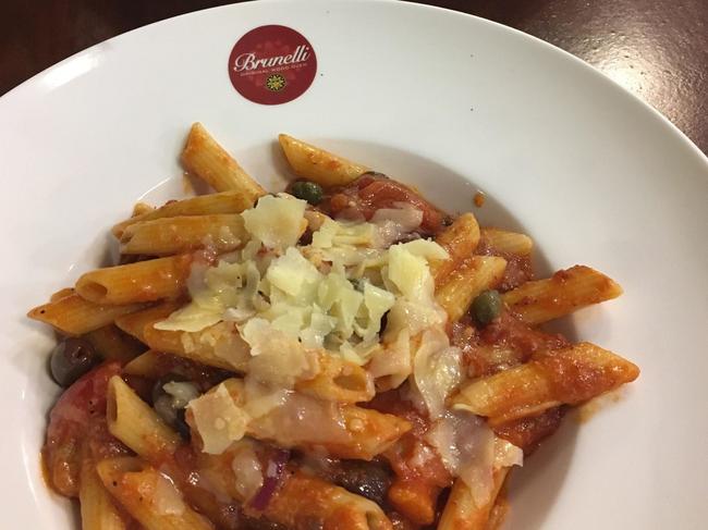 Cafe Brunelli – great pasta, but there’s one thing missing