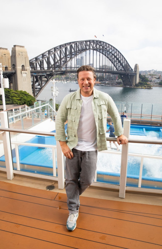 The celebrity chef is in Australia to celebrate his 10-year partnership with Royal Caribbean. Picture: Rocket Weijers/Getty Images