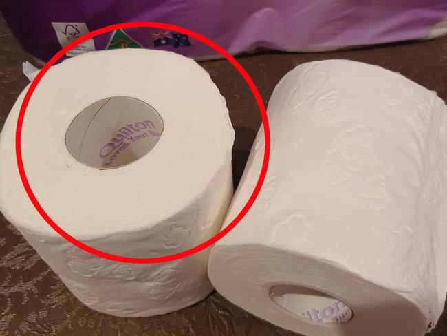 Aldi Mums Facebook post proves cheap toilet paper is made by Quilton. Picture: Facebook/AldiMums