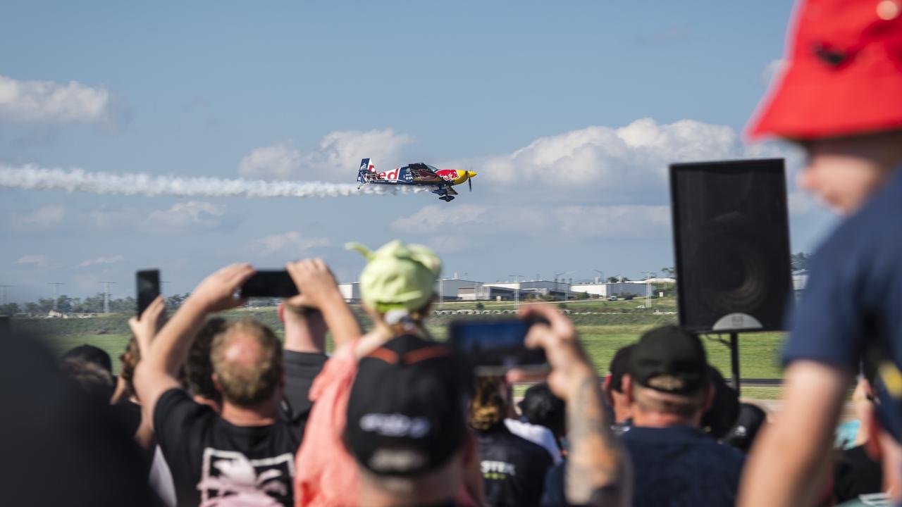 Former Air Force and current Redbull acrobatic pilot Matt Hall will be the star of the Lexus of Townsville Air Fair to raise money for Cancer Council Queensland this weekend. Picture: Kevin Farmer