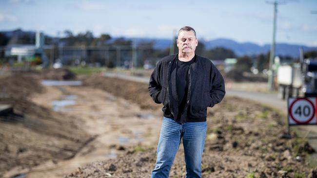 Land Owner Greg Casimaty. Picture: RICHARD JUPE