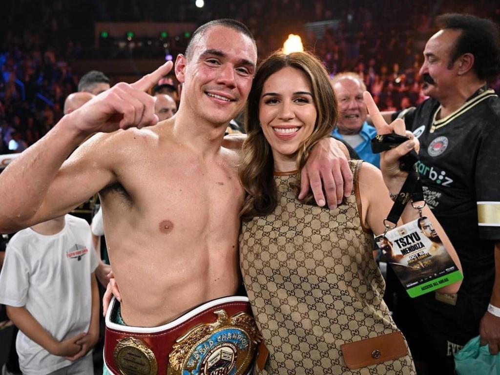 Tim Tszyu's fiance, Alexandra Constantine, says they are both highly driven individuals.