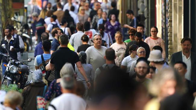 MELBOURNE AUSTRALIA - NewsWire Photos MARCH 8, 2024: Generic photos of people shopping in Melbourne.Picture: NCA NewsWire / Luis Enrique Ascui