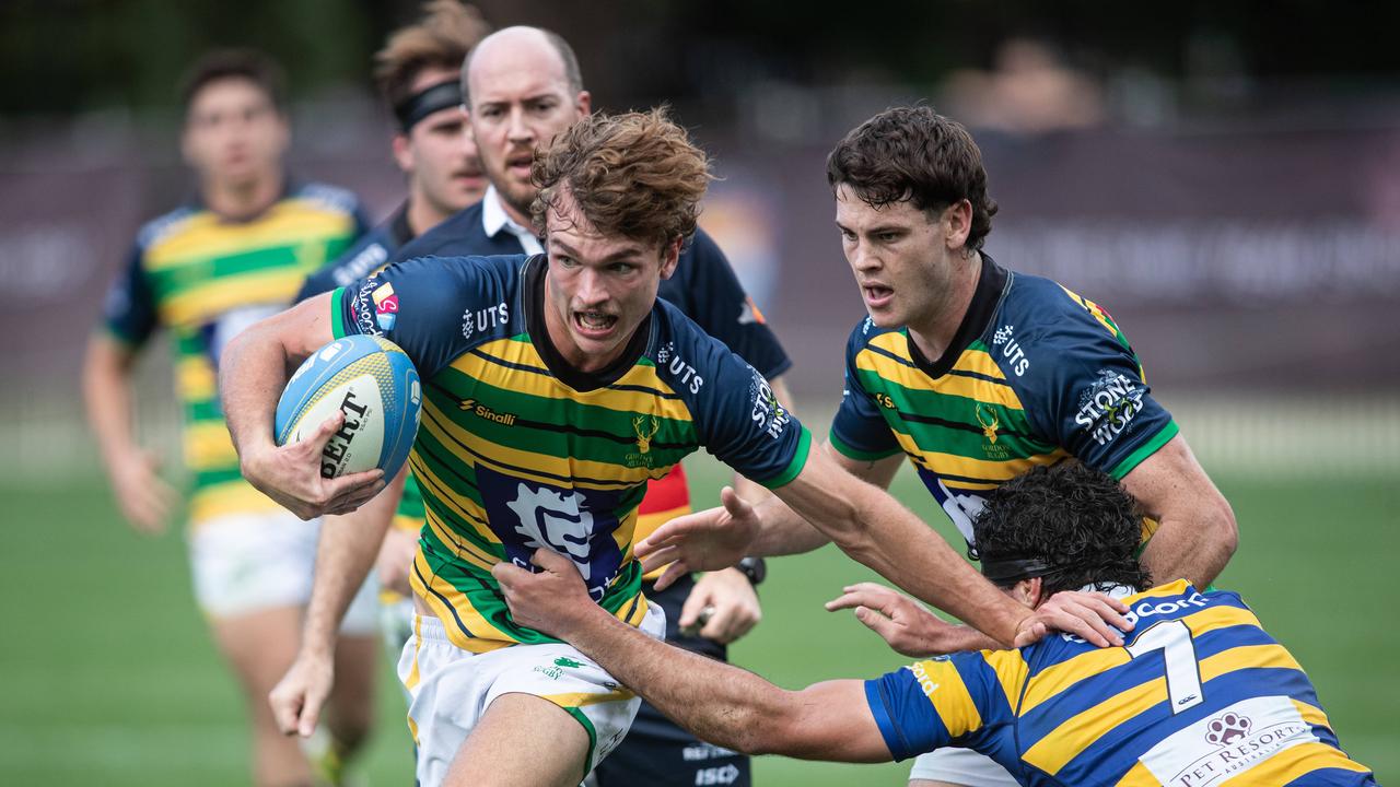Gordon player: Archie McGurk has his game face on