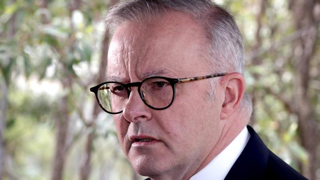 Anthony Albanese has continued to face fallout over claims he personally solicited free flight upgrades from former Qantas boss Alan Joyce. Picture: NewsWire/ Steve Pohlner