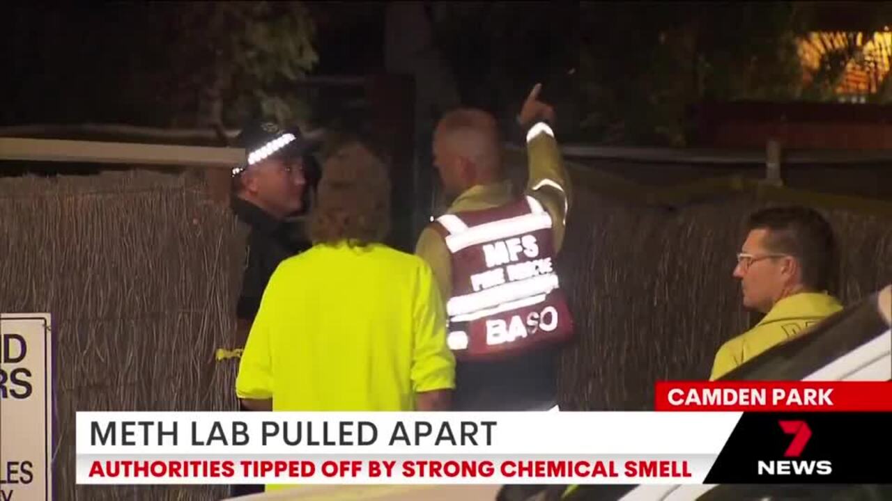 Camden Park drug lab dismantled (7NEWS)