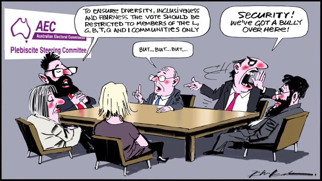 Bill Leak Letters cartoon for 31-08/2016. Version: (650x366) COPYRIGHT: The Australian's artists each have different copyright agreements in place regarding re-use of their work in other publications. Please seek advice from the artists themselves or the Managing Editor of The Australian regarding re-use.