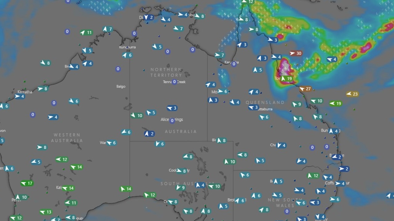 Tropical Cyclone Gathers In Qld With Heavy Rain, Strong Winds | The ...