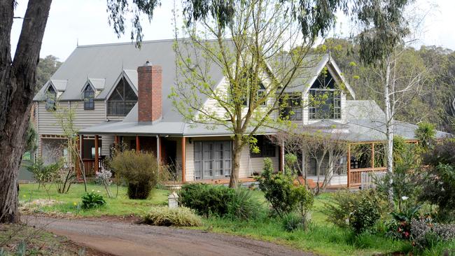 The Silvan home of Jacoba and Mark Tromp. Picture: Andrew Henshaw