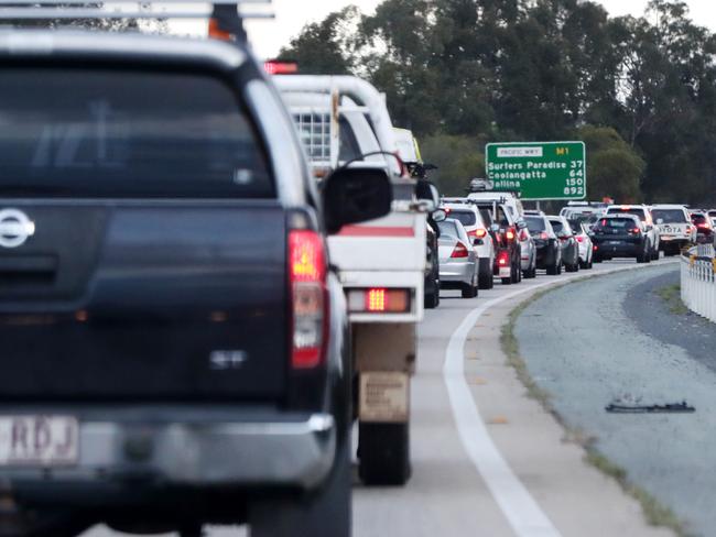 M1 traffic.Traffic congestion near IKEA and Coomera on the Pacific Motorway M1.NO BYLINE