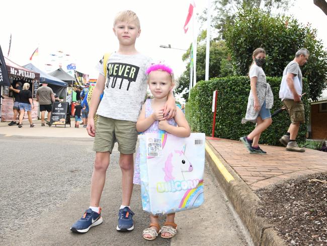 Xavier and Evelyn Rutledge. Heritage Bank Toowoomba Royal Show. Saturday March 26, 2022