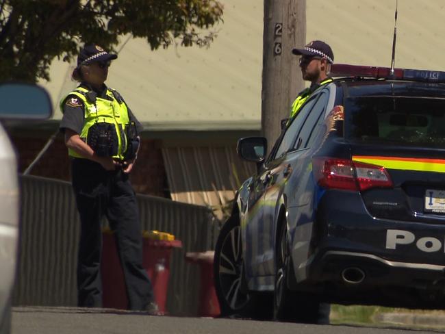 A four-year-old boy riding his bicycle was struck and killed by a garbage truck at 12.15am, January 27 outside his home on Bishops Drive, Newnham, Launceston. Picture: Channel 7 Tasmania