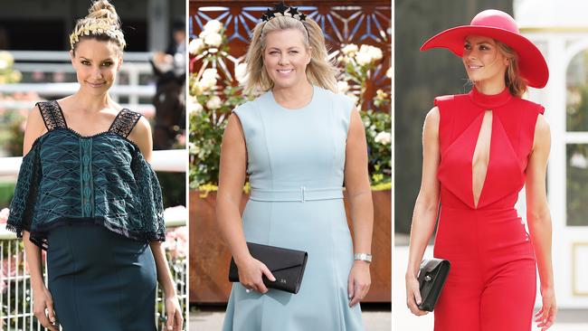 Samantha Armytage at the 2016 Melbourne Cup held at the Flemington Racecourse in Melbourne. Picture: Christian Gilles