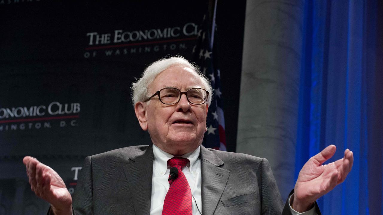 Warren Buffett has made billions using sensible investment strategies. Picture: AFP