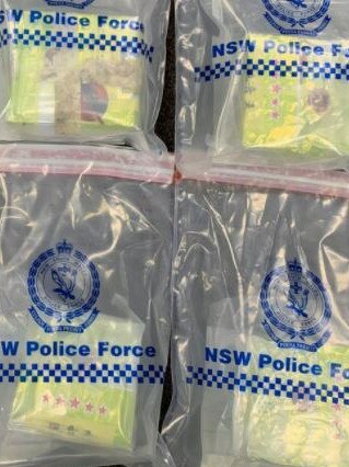 Police allege the drugs have a street value of close to $6 million. Picture: NSW police.