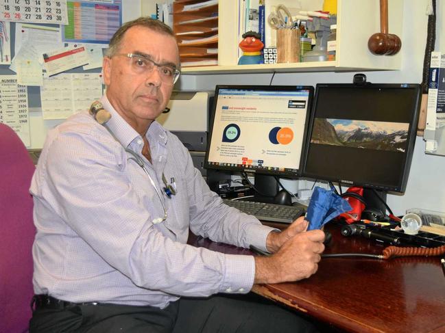 Dr Neeskens says the plan to make Bundaberg hospital the main hospital of Wide Bay over Hervey Bay's recently upgraded hospital is 