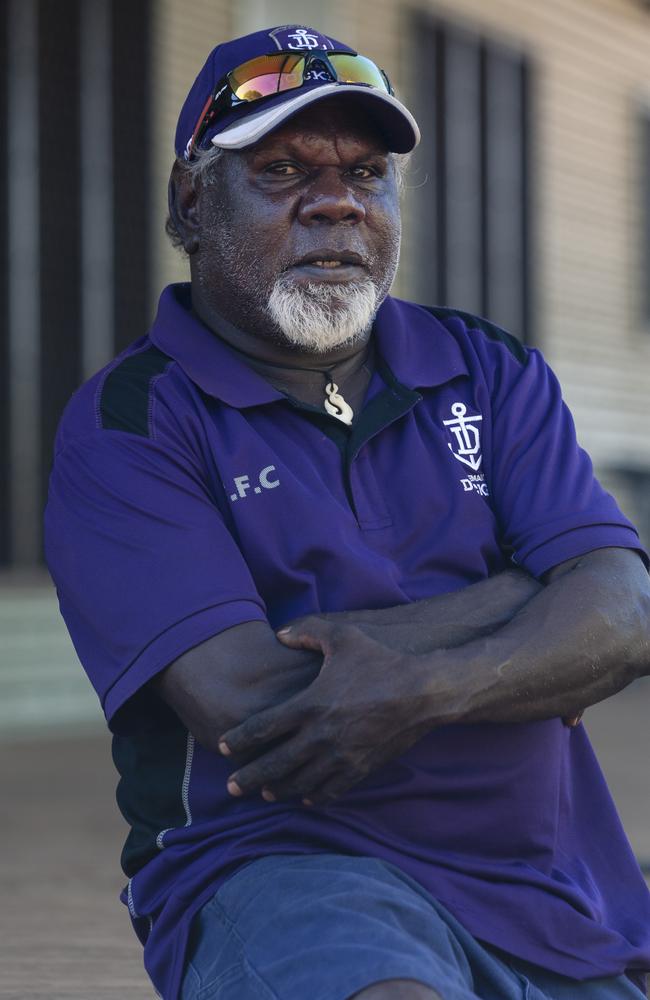 Tiwi Land Council chairman Gibson Farmer Illortaminni, who ran as the CLP candidate for Arafura in the 2020 general election, said he was proud to see the two major parties put forward Aboriginal candidates. Picture: Amos Aikman