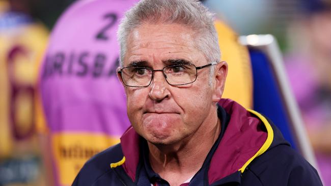 Lions coach Chris Fagan says he has a clear conscience. Picture: James Elsby/AFL Photos via Getty Images