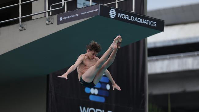 Queensland’s Archie Forsyth made the 3M Springboard final. (Photo by Wagner Meier/Getty Images)